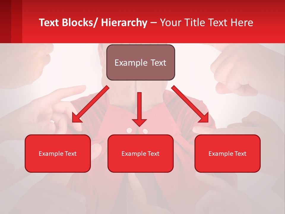 A Group Of People Covering Their Faces With Their Hands PowerPoint Template