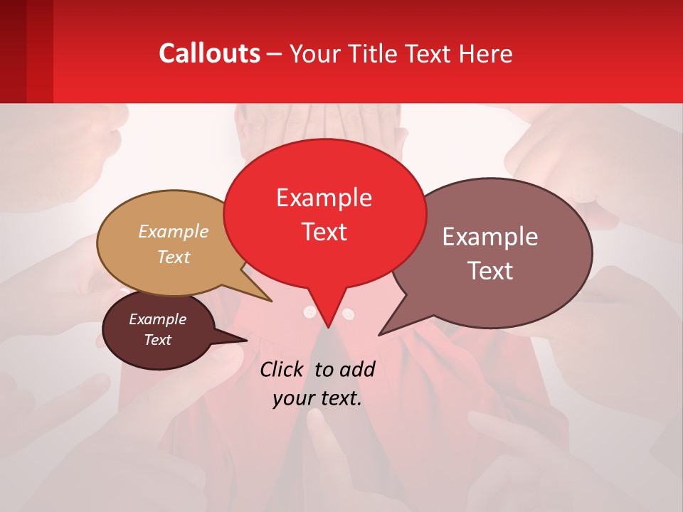 A Group Of People Covering Their Faces With Their Hands PowerPoint Template