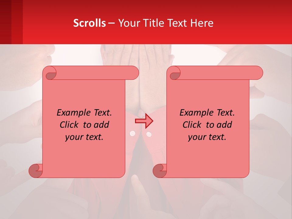 A Group Of People Covering Their Faces With Their Hands PowerPoint Template