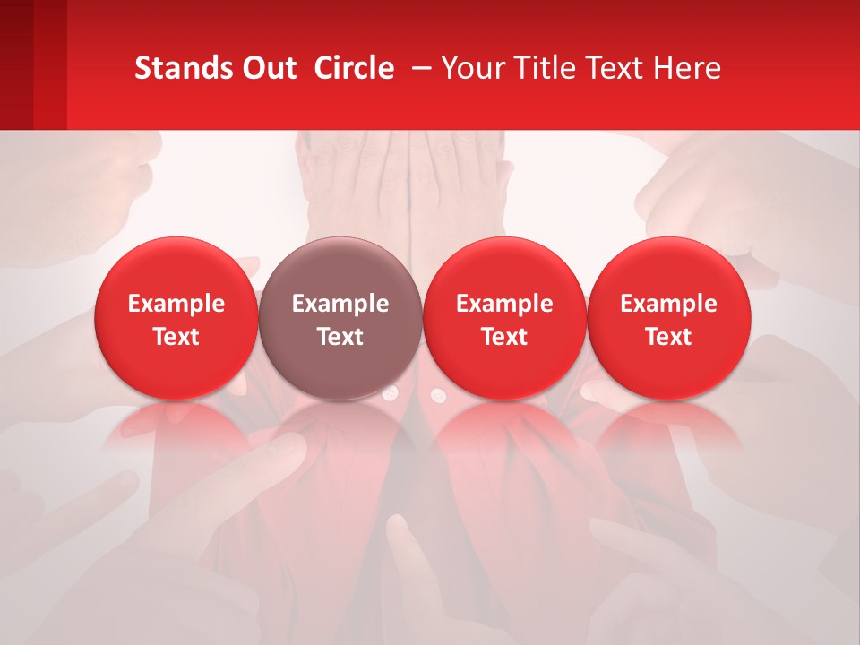 A Group Of People Covering Their Faces With Their Hands PowerPoint Template