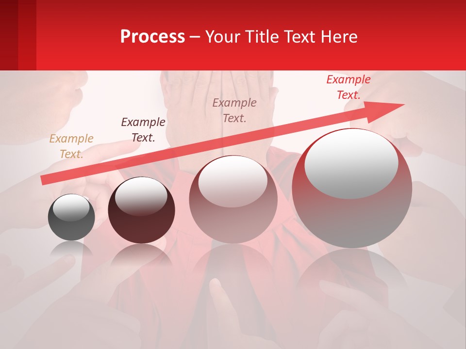 A Group Of People Covering Their Faces With Their Hands PowerPoint Template