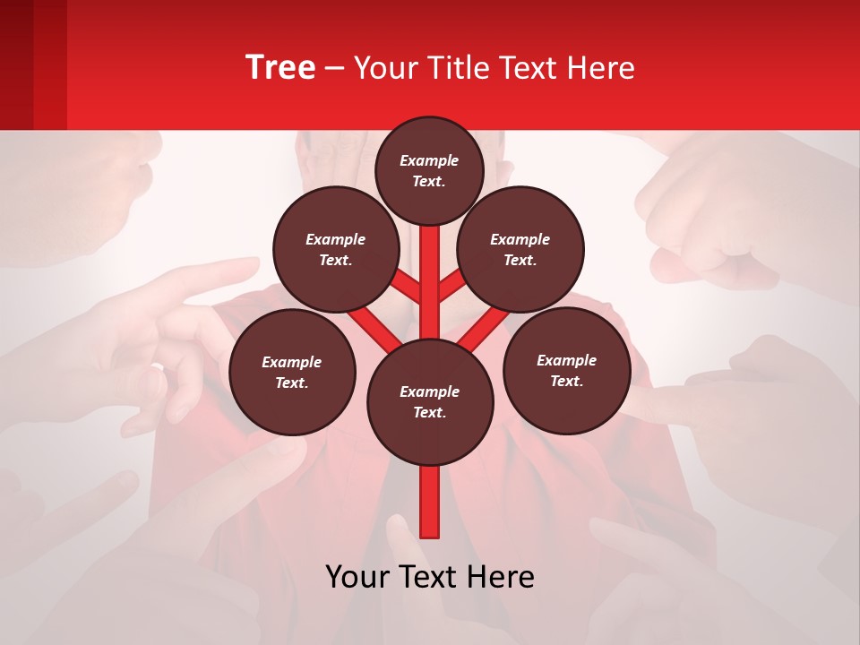 A Group Of People Covering Their Faces With Their Hands PowerPoint Template