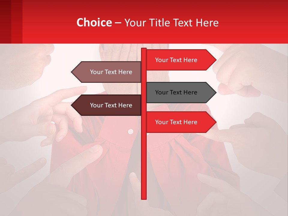 A Group Of People Covering Their Faces With Their Hands PowerPoint Template