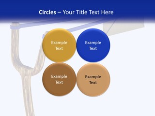 A Piece Of Paper Flying Through The Air PowerPoint Template