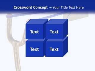 A Piece Of Paper Flying Through The Air PowerPoint Template