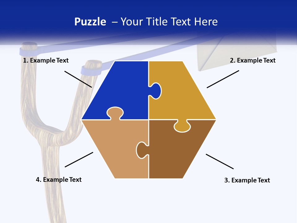 A Piece Of Paper Flying Through The Air PowerPoint Template