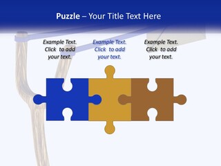 A Piece Of Paper Flying Through The Air PowerPoint Template