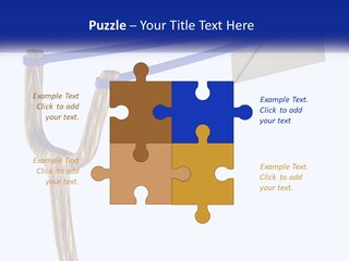 A Piece Of Paper Flying Through The Air PowerPoint Template