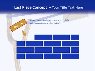 A Piece Of Paper Flying Through The Air PowerPoint Template