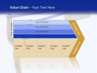 A Piece Of Paper Flying Through The Air PowerPoint Template