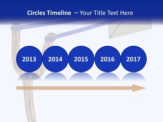 A Piece Of Paper Flying Through The Air PowerPoint Template