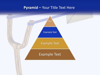 A Piece Of Paper Flying Through The Air PowerPoint Template