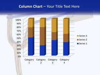 A Piece Of Paper Flying Through The Air PowerPoint Template