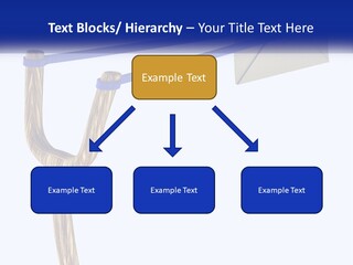 A Piece Of Paper Flying Through The Air PowerPoint Template