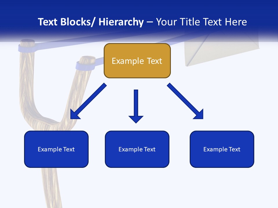 A Piece Of Paper Flying Through The Air PowerPoint Template