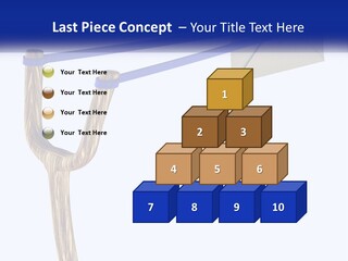 A Piece Of Paper Flying Through The Air PowerPoint Template