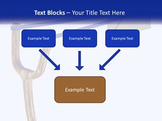 A Piece Of Paper Flying Through The Air PowerPoint Template