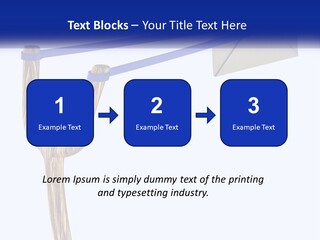 A Piece Of Paper Flying Through The Air PowerPoint Template