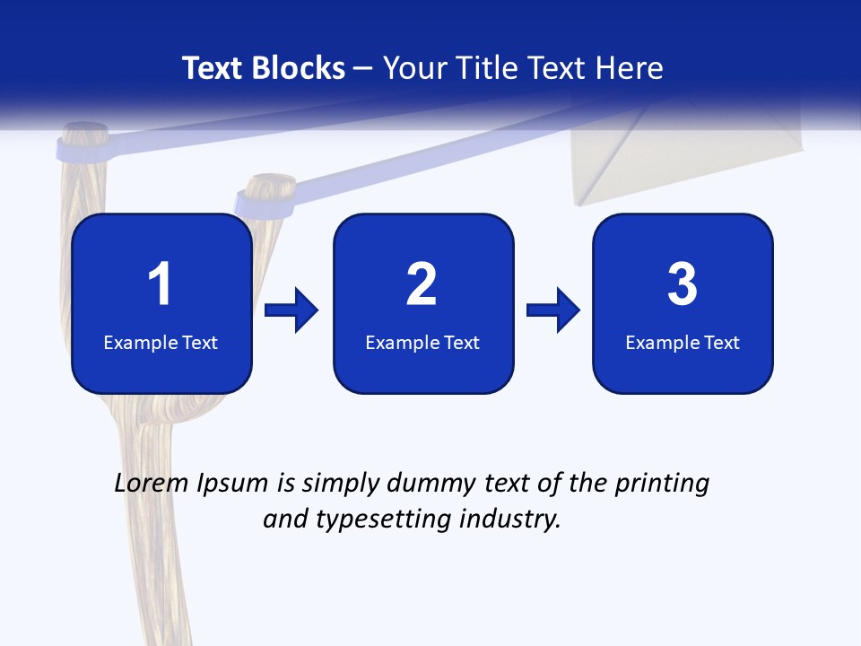 A Piece Of Paper Flying Through The Air PowerPoint Template