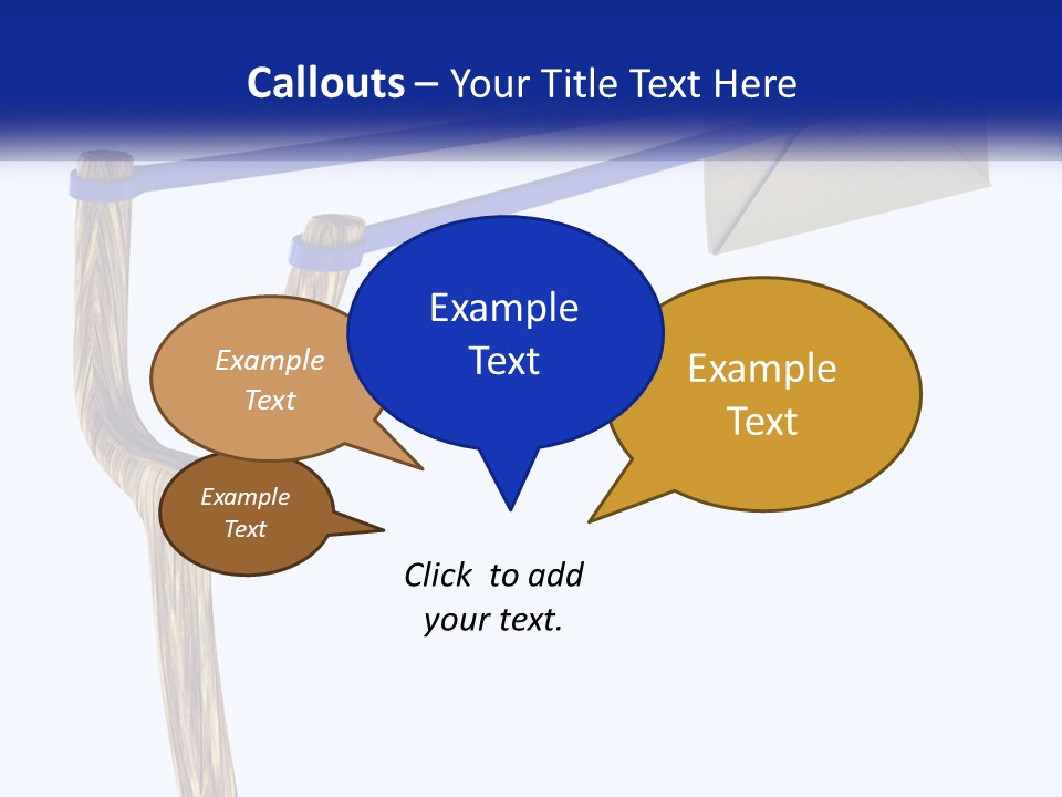 A Piece Of Paper Flying Through The Air PowerPoint Template