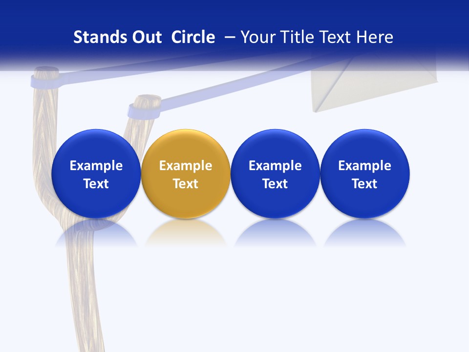 A Piece Of Paper Flying Through The Air PowerPoint Template