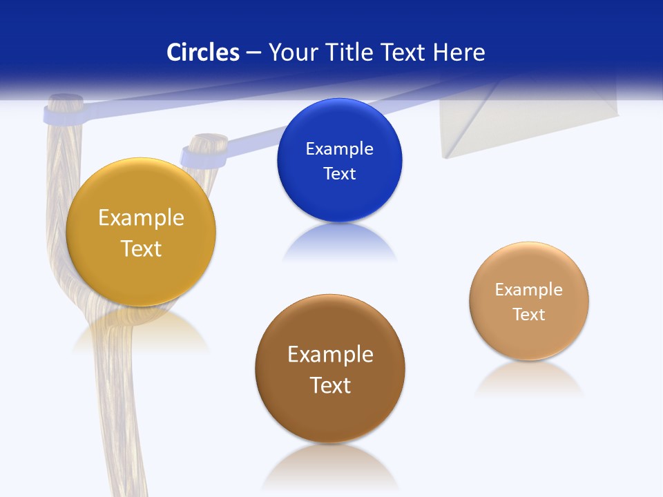 A Piece Of Paper Flying Through The Air PowerPoint Template