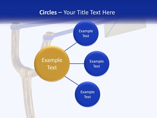 A Piece Of Paper Flying Through The Air PowerPoint Template