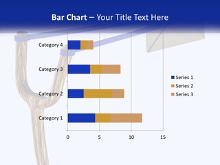 A Piece Of Paper Flying Through The Air PowerPoint Template