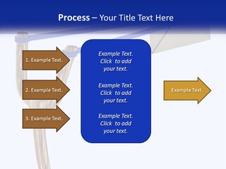 A Piece Of Paper Flying Through The Air PowerPoint Template