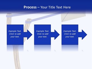 A Piece Of Paper Flying Through The Air PowerPoint Template