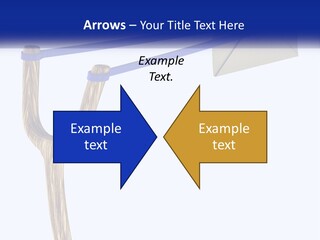 A Piece Of Paper Flying Through The Air PowerPoint Template