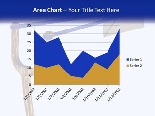 A Piece Of Paper Flying Through The Air PowerPoint Template