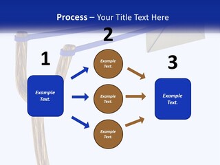 A Piece Of Paper Flying Through The Air PowerPoint Template