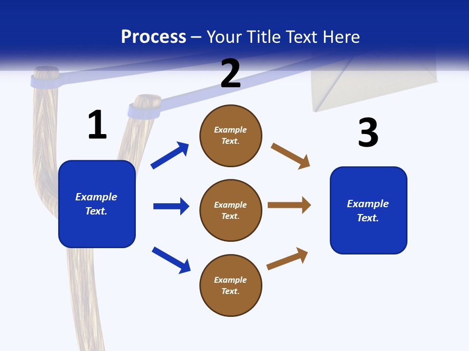 A Piece Of Paper Flying Through The Air PowerPoint Template