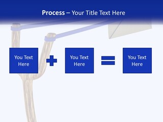 A Piece Of Paper Flying Through The Air PowerPoint Template