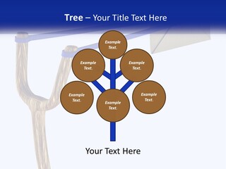 A Piece Of Paper Flying Through The Air PowerPoint Template