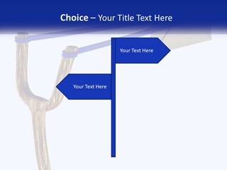 A Piece Of Paper Flying Through The Air PowerPoint Template