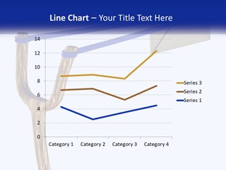 A Piece Of Paper Flying Through The Air PowerPoint Template