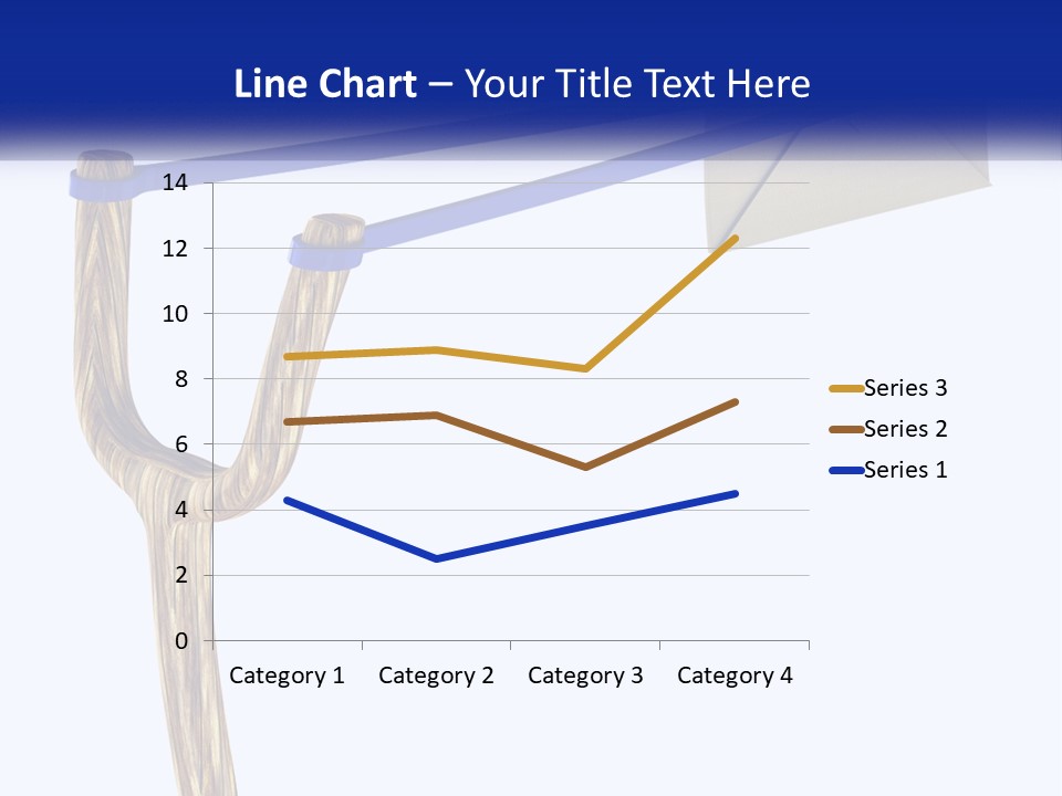 A Piece Of Paper Flying Through The Air PowerPoint Template