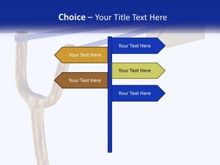 A Piece Of Paper Flying Through The Air PowerPoint Template