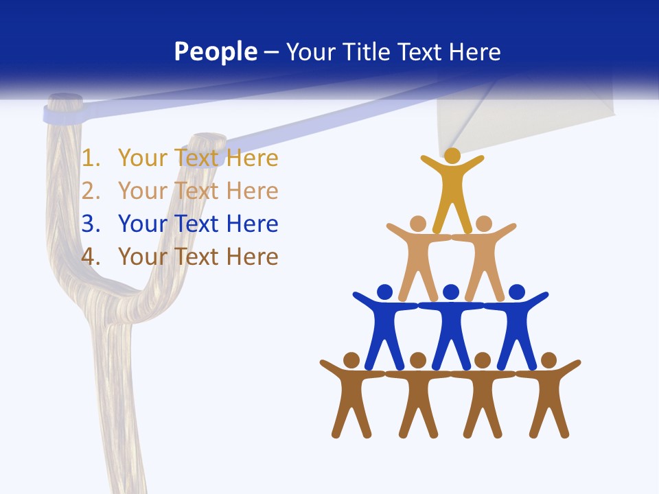 A Piece Of Paper Flying Through The Air PowerPoint Template