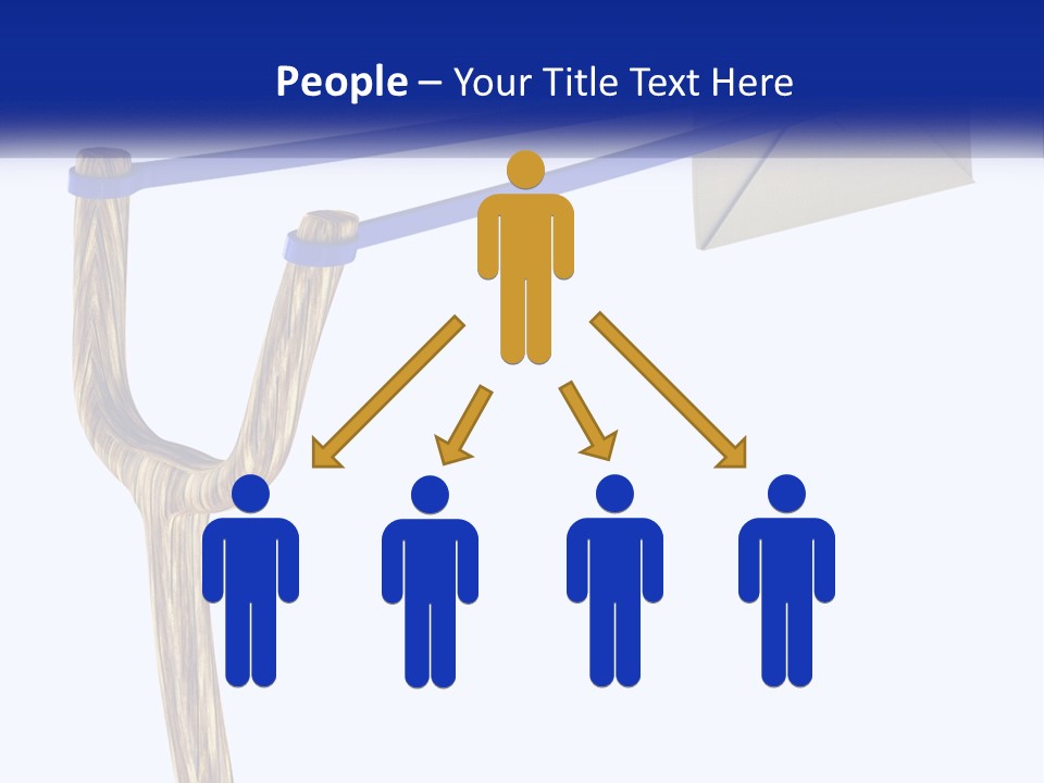 A Piece Of Paper Flying Through The Air PowerPoint Template