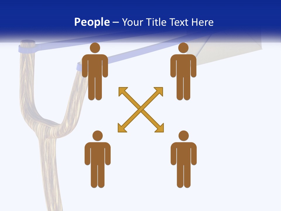 A Piece Of Paper Flying Through The Air PowerPoint Template