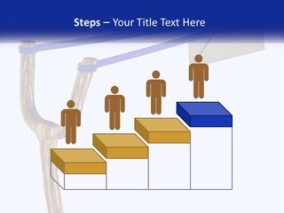 A Piece Of Paper Flying Through The Air PowerPoint Template