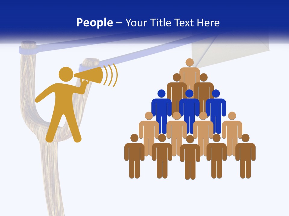 A Piece Of Paper Flying Through The Air PowerPoint Template