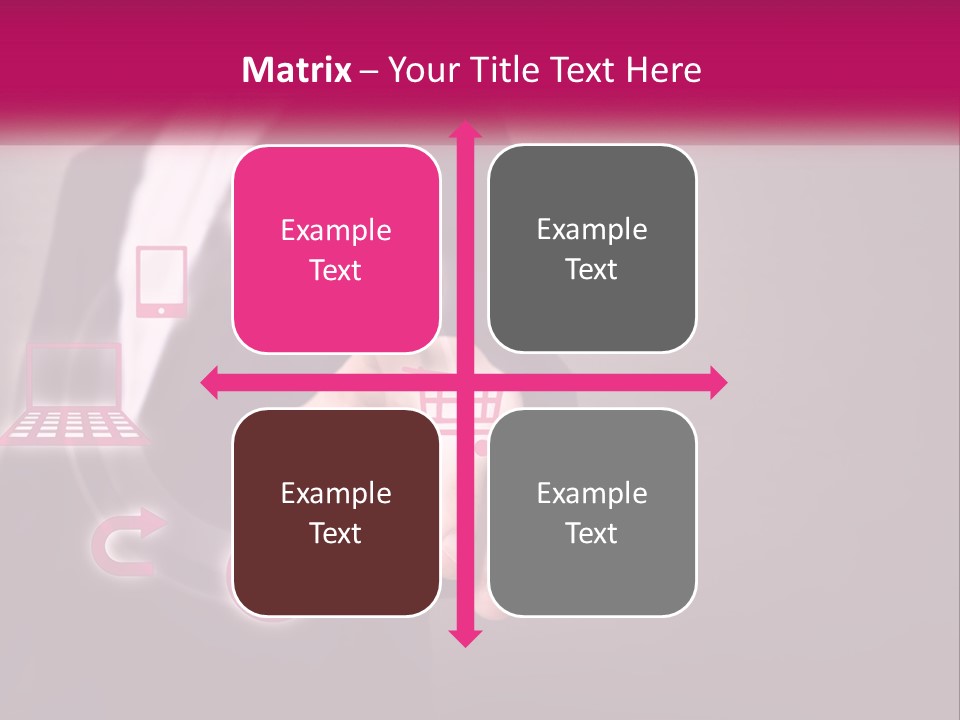 A Man In A Business Suit Touching A Button On A Touch Screen PowerPoint Template