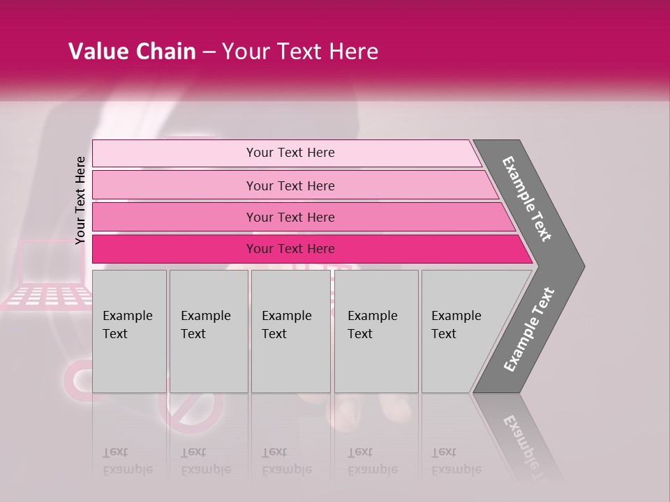 A Man In A Business Suit Touching A Button On A Touch Screen PowerPoint Template