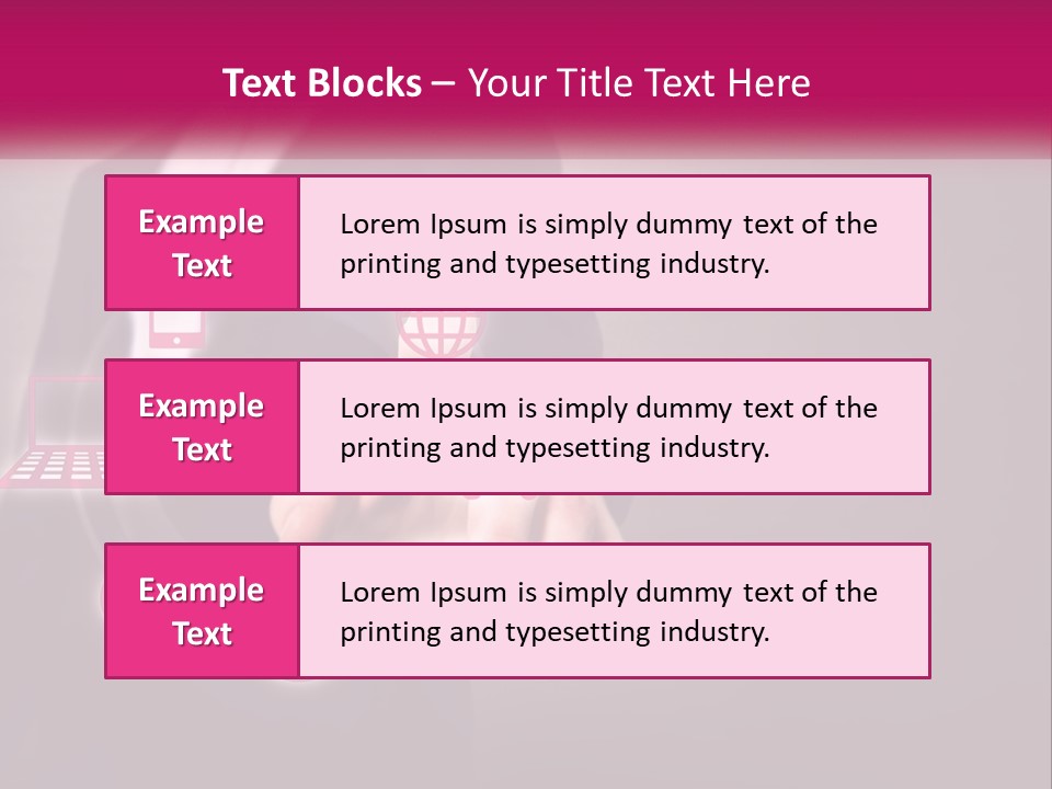 A Man In A Business Suit Touching A Button On A Touch Screen PowerPoint Template