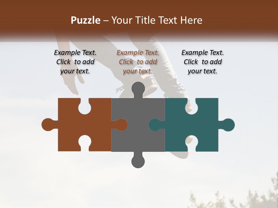 A Person Jumping A Skate Board In The Air PowerPoint Template