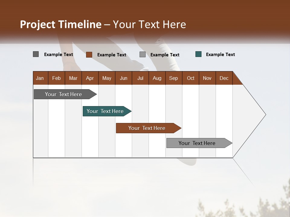 A Person Jumping A Skate Board In The Air PowerPoint Template